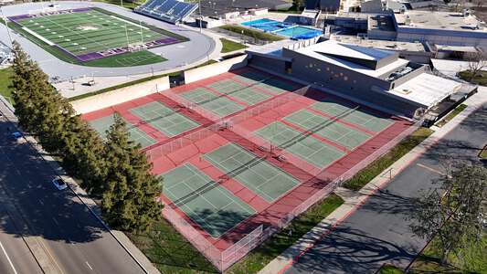 Tokay High School Tennis Courts in Lodi