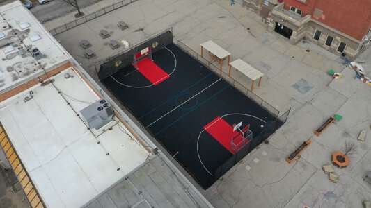 Spry - John Spry Elementary Community School Outdoor Basketball Courts in Chicago 2