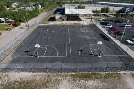 Heights Elementary School Blacktop / Basketball Courts in Fort Myers