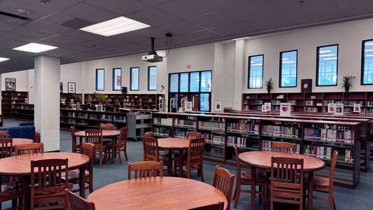 Davis Ninth Grade School Library in Houston