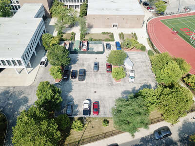 Kenwood Academy High School Parking Lot in Chicago