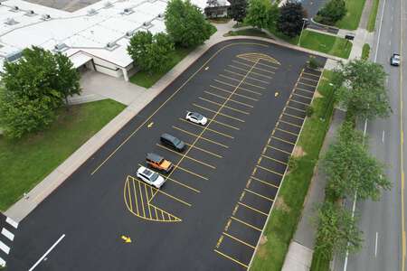 Ramsey Magnet School Parking Lot - Front in Coeur d' Alene