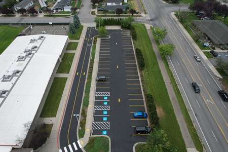Ramsey Magnet School Parking Lot - Front in Coeur d' Alene