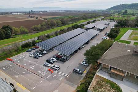 Gavilan College Parking Lot C in Gilroy