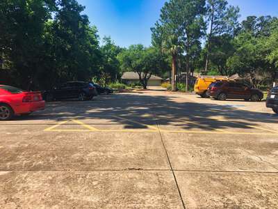 Red Elementary Parking Lot - Side in Houston