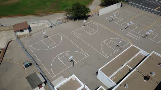 Vista Magnet Middle School Outdoor Basketball Courts in Vista 3