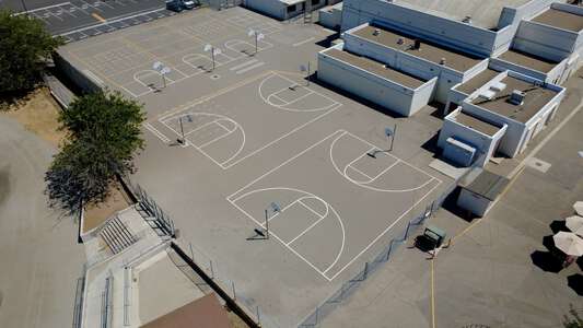 Vista Magnet Middle School Outdoor Basketball Courts in Vista 4