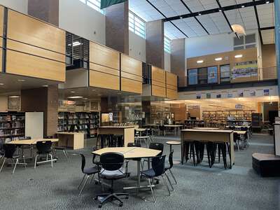 West Linn High School Media Center in West Linn