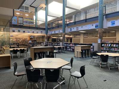 West Linn High School Media Center in West Linn