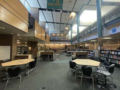 West Linn High School Media Center in West Linn