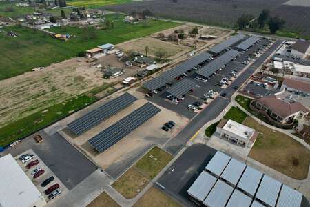 Mission Oak High School Parking Lot - Main in Tulare