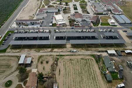 Mission Oak High School Parking Lot - Main in Tulare