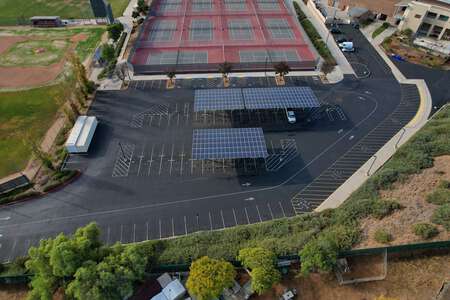 Mission Hills High School Parking Lot - Tennis Courts in San Marcos