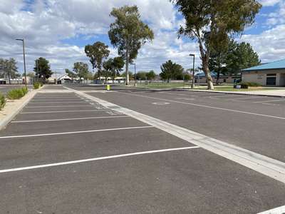 Greenfield Elementary School Parking Lot in Gilbert