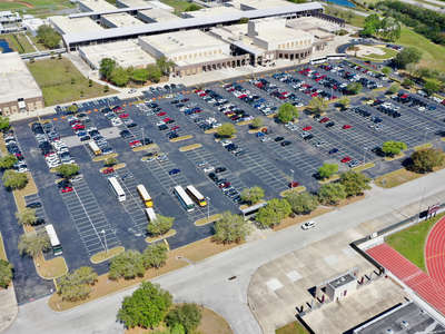 Cypress Creek High School Parking Lot in Orlando