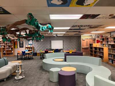 Bridger - Jim Middle School Library in North Las Vegas