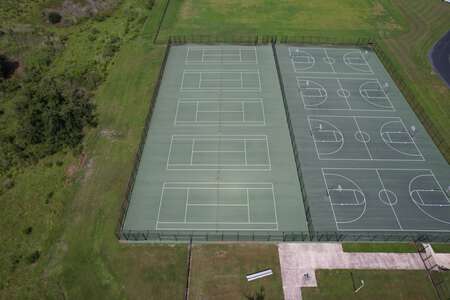 Cypress Creek High School Tennis Courts in Wesley Chapel