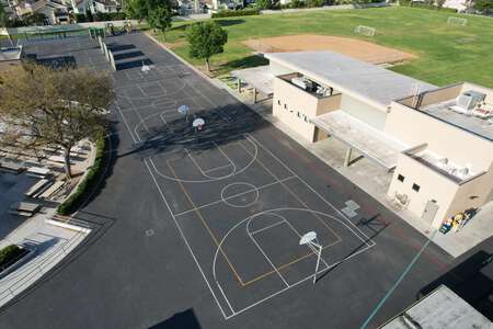 Springbrook Elementary School Outdoor Basketball Courts in Irvine