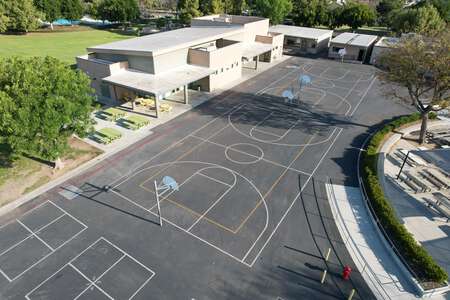 Springbrook Elementary School Outdoor Basketball Courts in Irvine