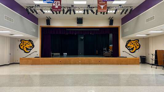 Cedar Valley Middle School Cafeteria in Austin