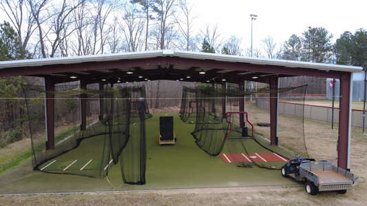 Archer High School Batting Cages in Lawrenceville
