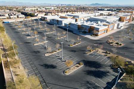 Southwest Career and Technical Academy Parking Lot - Side in Las Vegas 2