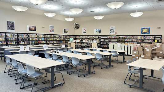Dallas Ranch Middle School Library in Antioch