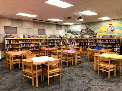 Timber Lakes Elementary School Media Center in Orlando