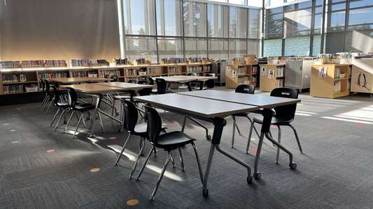 Carl Sandburg Elementary School Library in Kirkland