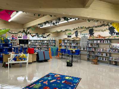Blue Lakes K-8 School Library in Miami