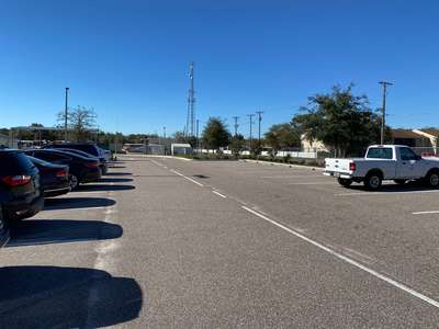 Eustis Heights Elementary Parking Lot - Front in Eustis
