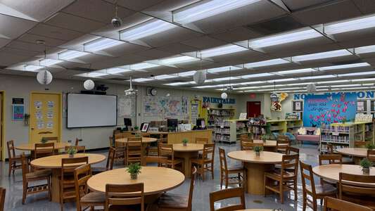 Ben Sheppard Elementary School Media Center in Hialeah