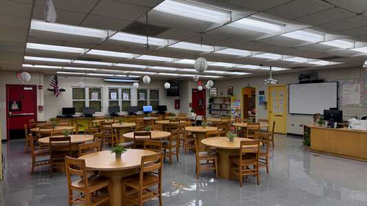 Ben Sheppard Elementary School Media Center in Hialeah