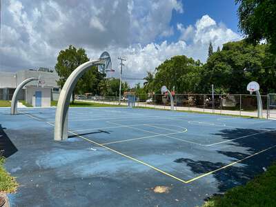 Greynolds Park Elementary School Outdoor Basketball Courts in North Miami Beach