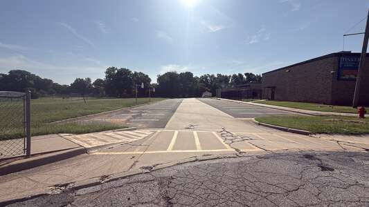 Tinker Elementary School Parking Lot Side in Oklahoma City 2