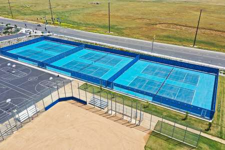 Liberty High School Tennis Courts in Winchester