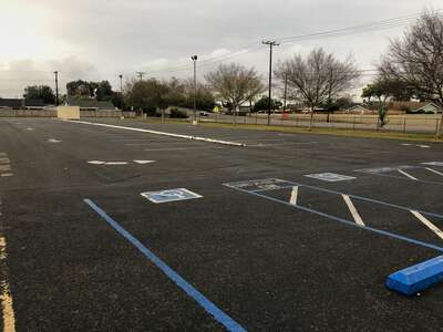 Garden Park Elementary School Parking Lot - Field in Garden Grove