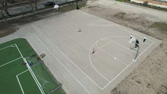 Stone Elementary Scholastic Academy Outdoor Basketball Courts in Chicago 3