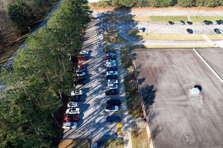 Rock Springs Elementary School Parking Lot - Side in Lawrenceville 2