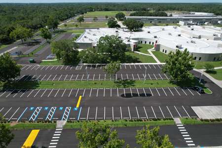 Hudson High School Parking Lot - Main in Hudson