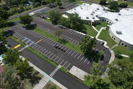 Hudson High School Parking Lot - Main in Hudson