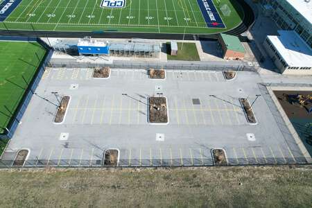 Stagg - Amos Alonzo Stagg Elementary School Parking Lot - Fields in Chicago 2