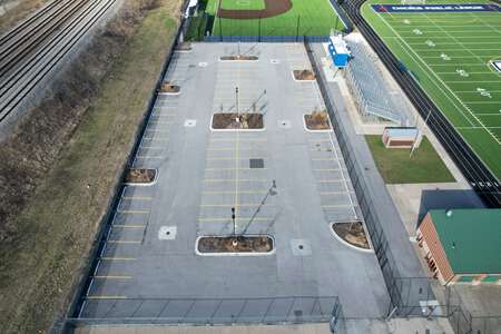 Stagg - Amos Alonzo Stagg Elementary School Parking Lot - Fields in Chicago 3