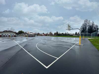 Cherry Chase Elementary School Outdoor Basketball Courts in Sunnyvale