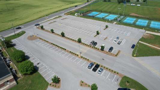 Warren East High School Parking Lot - Side in Bowling Green