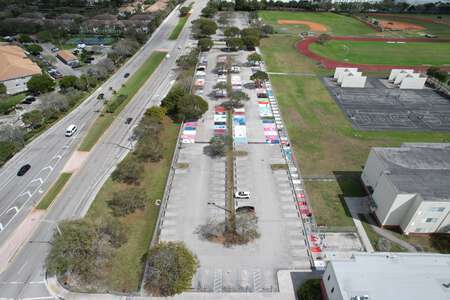 Monarch High School Parking Lot - North in Coconut Creek