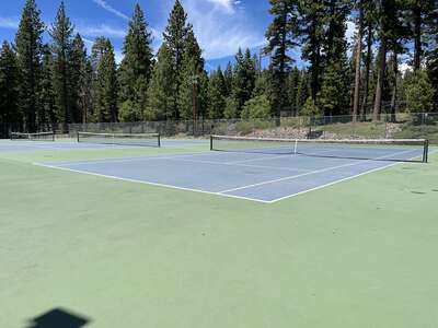 North Tahoe High School Tennis Courts in Tahoe City