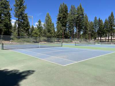North Tahoe High School Tennis Courts in Tahoe City