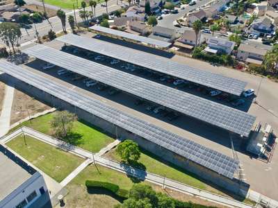 Montgomery High School Parking Lot 1 in San Diego