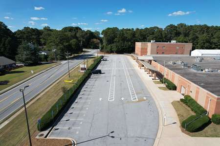 Camp Creek Elementary School Parking Lot - Main Front in Lilburn